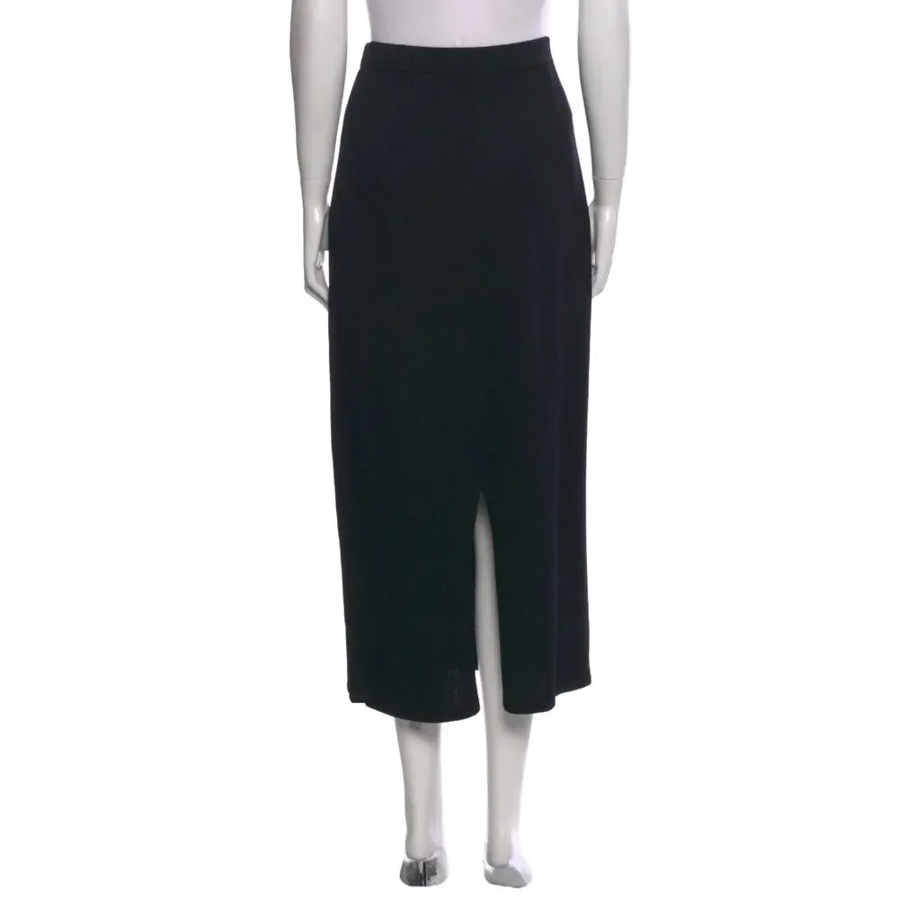 Studio 205 Black Midi Straight Skirt with pockets size 14